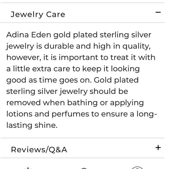 NWT teardrop gold plated earrings Adina Eden - Picture 8 of 12